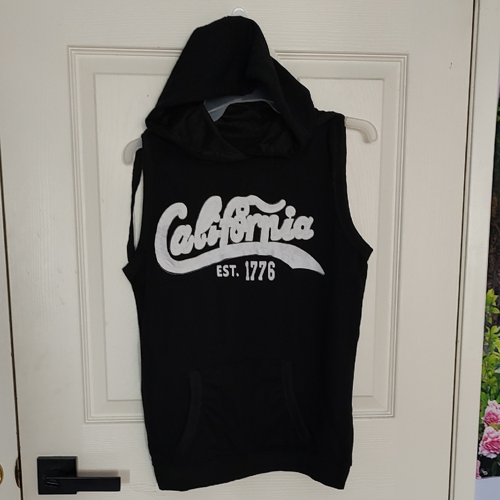 California Women's Black Muscle Tee